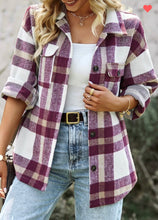 Load image into Gallery viewer, Shirt|Shacket_Plaid MID Length
