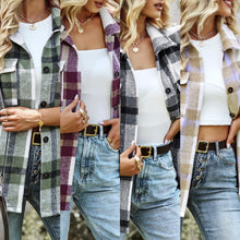 Load image into Gallery viewer, Shirt|Shacket_Plaid MID Length
