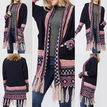 Load image into Gallery viewer, Cardigans_Front Pocket Long Cardigan
