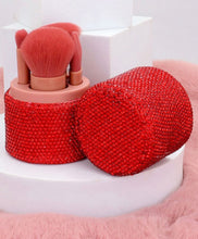 Load image into Gallery viewer, Rhinestone Portable Makeup Brush Holder
