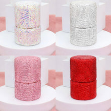 Load image into Gallery viewer, Rhinestone Portable Makeup Brush Holder
