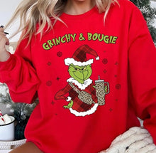 Load image into Gallery viewer, Sweatshirt ~ Grinchy and Boujee
