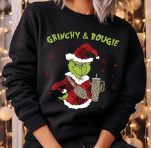 Load image into Gallery viewer, Sweatshirt ~ Grinchy and Boujee
