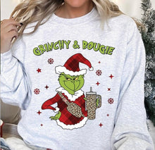 Load image into Gallery viewer, Sweatshirt ~ Grinchy and Boujee
