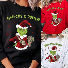 Load image into Gallery viewer, Sweatshirt ~ Grinchy and Boujee
