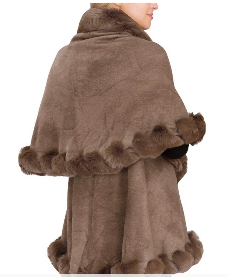 Fashion Friday! Luxury Soft Plush Faux Fur Wrap