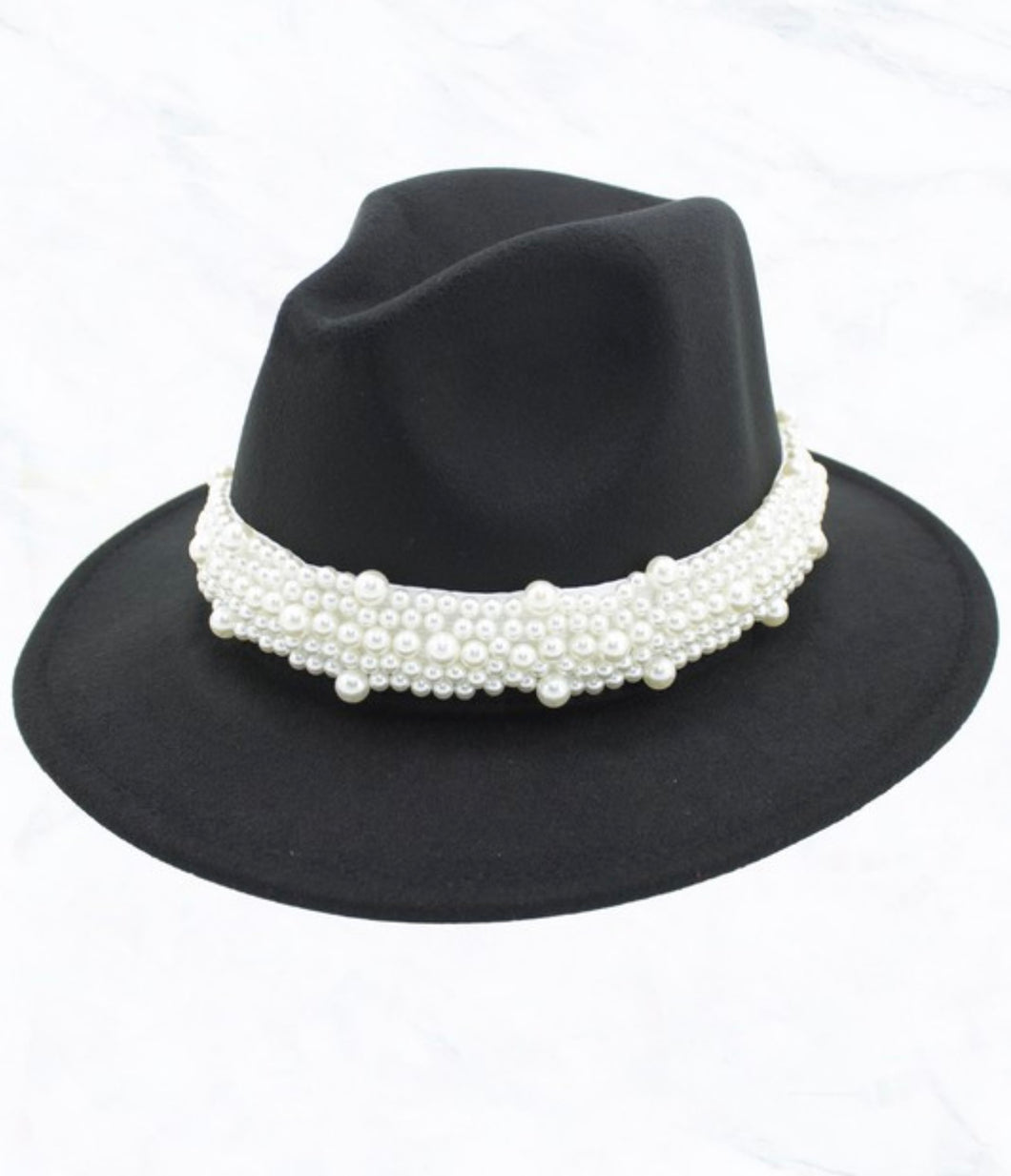 Hat_Fedora Hat w/Pearl Band