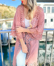 Load image into Gallery viewer, Kimono Cardigan_Blush Pink
