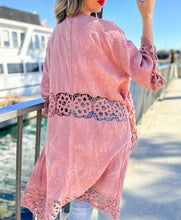 Load image into Gallery viewer, Kimono Cardigan_Blush Pink
