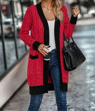 Load image into Gallery viewer, Cardigans_Black Red
