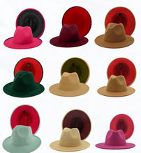 Load image into Gallery viewer, 1 Fedora Hats_Two Tone
