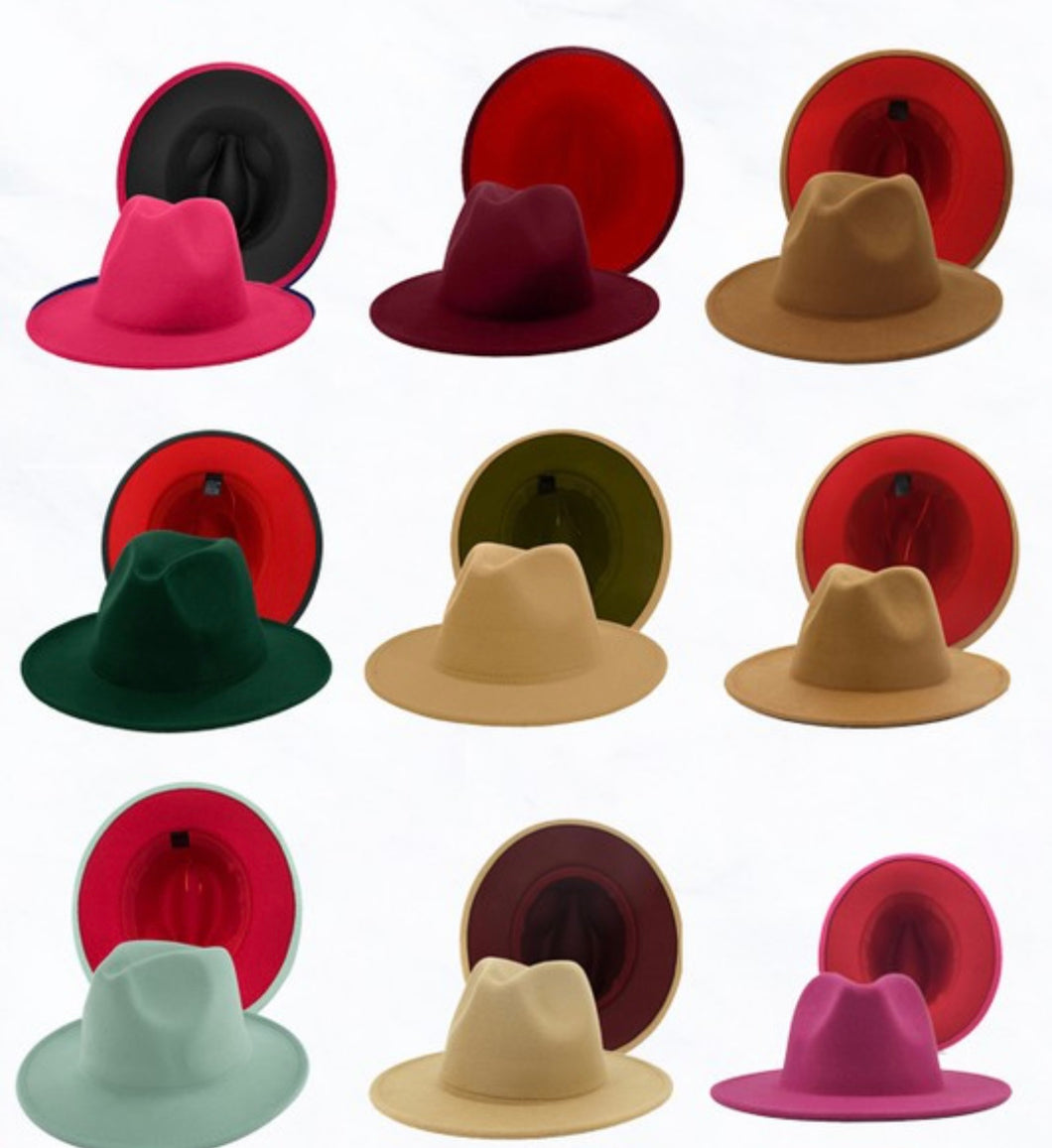 1 Fedora Hats_Two Tone