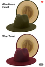 Load image into Gallery viewer, 1 Fedora Hats_Two Tone
