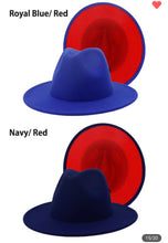 Load image into Gallery viewer, 1 Fedora Hats_Two Tone
