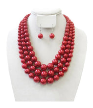 Load image into Gallery viewer, Pearls_Chunky Strand Pearls Set
